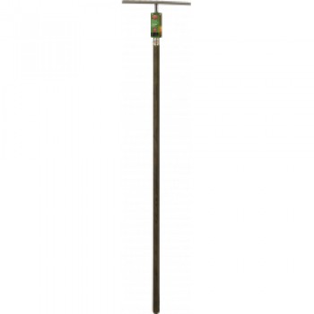 Ash Handle Stainless Steel Garden Rake - Length: 147cm