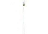 Carbon Steel Long Handle 3 Prong Cultivator - Length: 162cm. Foam Handle Length: 61cm