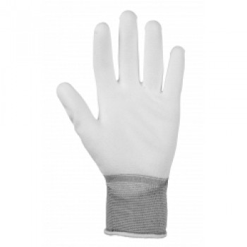 White PU Gloves - X Large 12 Pairs White PU Gloves - X Large 12 Pairs