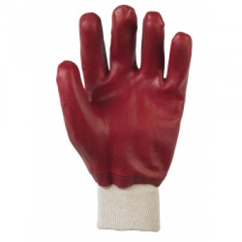 PVC Coated Waterproof Glove - Red 10-XL PVC Coated Waterproof Glove - Red 10-XL