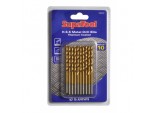 Titanium Coated HSS Drill Bits - 5x86mm 10 Piece