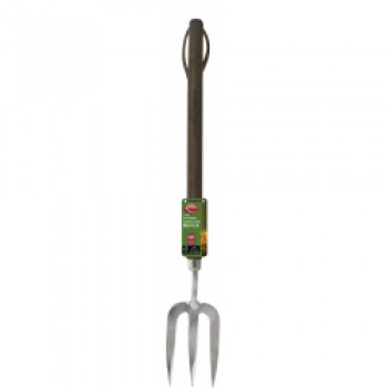 Ash Handle Stainless Steel Midi Fork - Length: 46cm