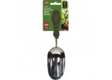Ash Handle Stainless Steel Hand Scoop