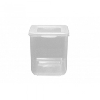 Food Container Square Hinged Lid - 520ml Clear Food Container Square Hinged Lid - 520ml Clear