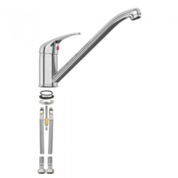 Sezana Mono Block Mixer Sink Tap - W: 43mm H: 170mm D: 246mm