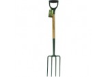 Natural Ash Handle Carbon Steel Digging Fork