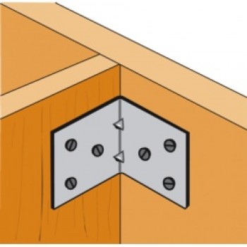Light Reinforced Angle Bracket - 70 x 50 x 60
