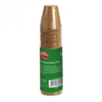Round Fibre Pots - 6cm - Pack 24