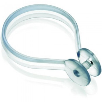 Shower Curtain Button Rings (Pack of 12) - Clear Shower Curtain Button Rings (Pack of 12) - Clear