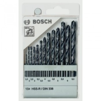 Metal Drill Bit Set HSS-R DN338 - 13 Piece