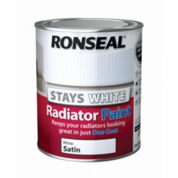 One Coat Radiator Paint Satin - 750ml White