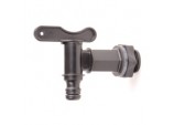 Black Plastic Water Butt Tap