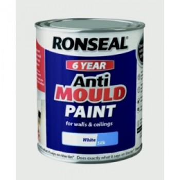 6 Year Anti Mould Paint 750ml - White Silk