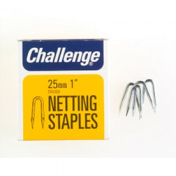 Netting Staples - Zinc Plated (Box Pack) - 25mm Netting Staples - Zinc Plated (Box Pack) - 25mm