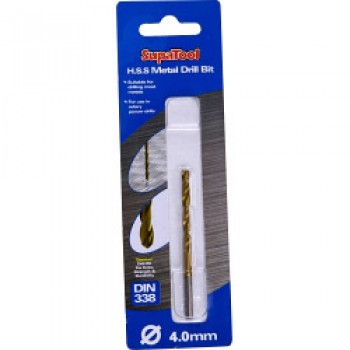 Titanium Coated HSS Drill Bits - 4x75mm