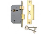 3 Lever Mortice Sashlock - Satin Chrome Finish 2.5