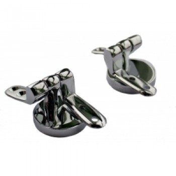 Toilet Seat Hinges - Wooden - Chrome Plated Toilet Seat Hinges - Wooden - Chrome Plated