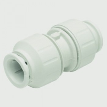 Equal Straight Connector - White - 10mm Pack 10 Equal Straight Connector - White - 10mm Pack 10