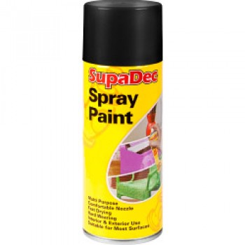 Spray Paint - 400ml Matt Black