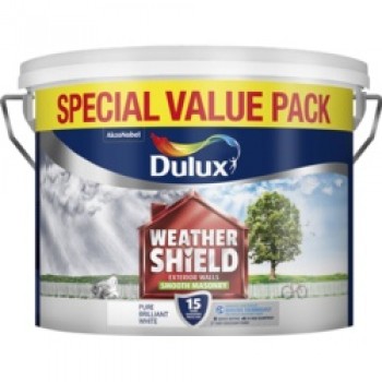 Weathershield Smooth Masonry Paint 7.5L - Pure Brilliant White