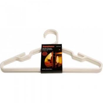 White Plastic Coat Hangers
